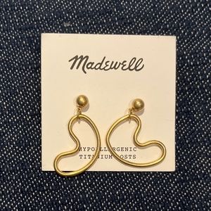 ❤️Madewell bean shaped earrings NEW❤️